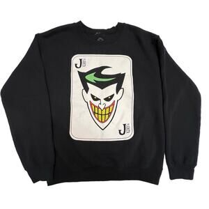 Batman: The Animated Series The Joker Face Card Pullover Sweatshirt
